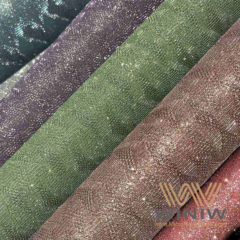 Glitter PU Leather Fabric