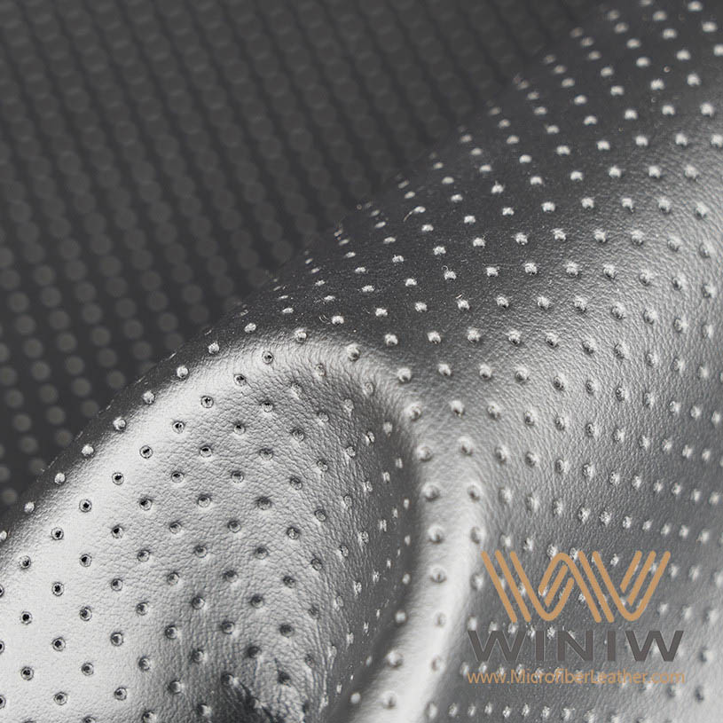 Perforated leather