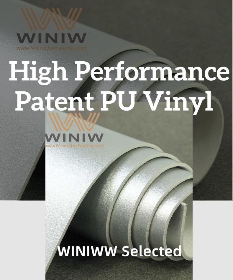 Patent PU Vinyl for Shoe Upper