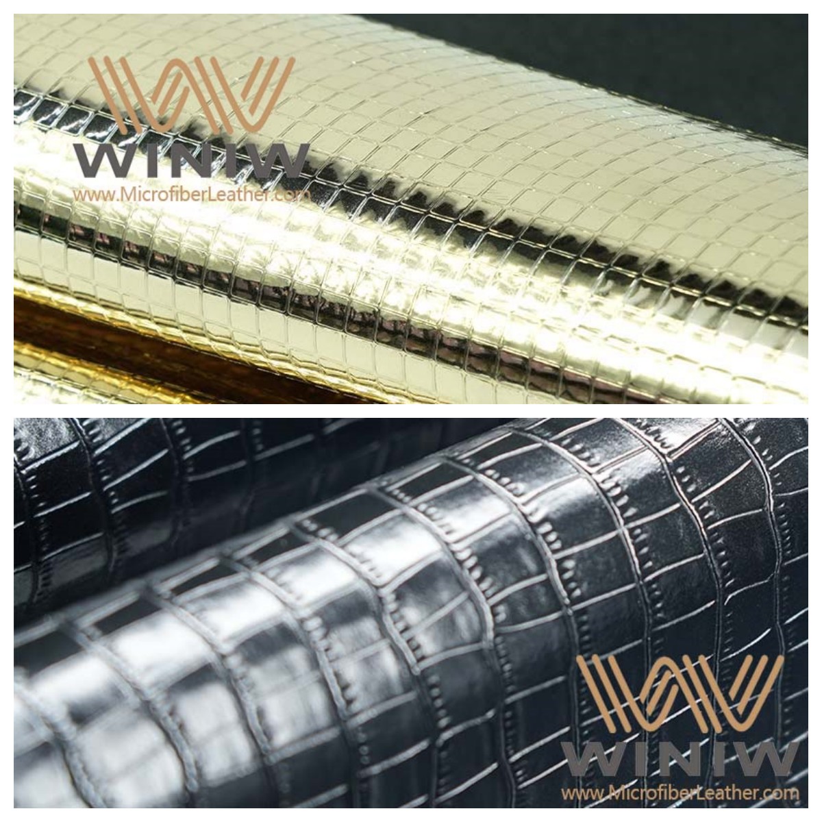 Crocodile Artificial PU Non-Leather Material