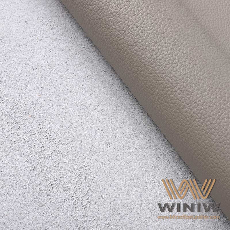 Soft Water-Based Faux Leather Upholstery Fabric For Sofa