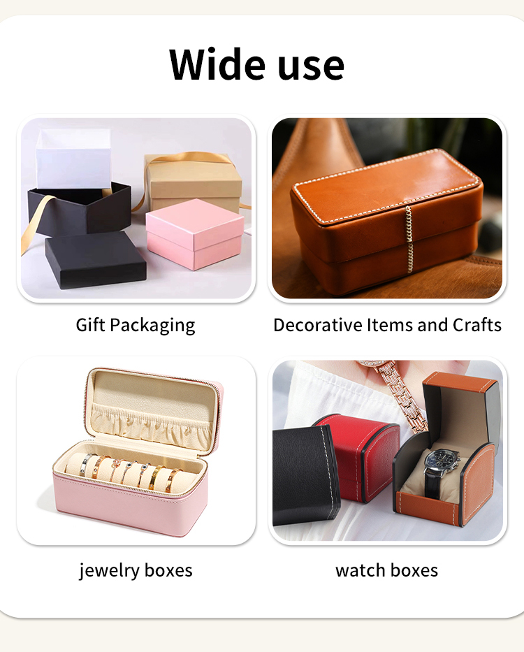 Artificial Leather Pu Gifts Packaging Material