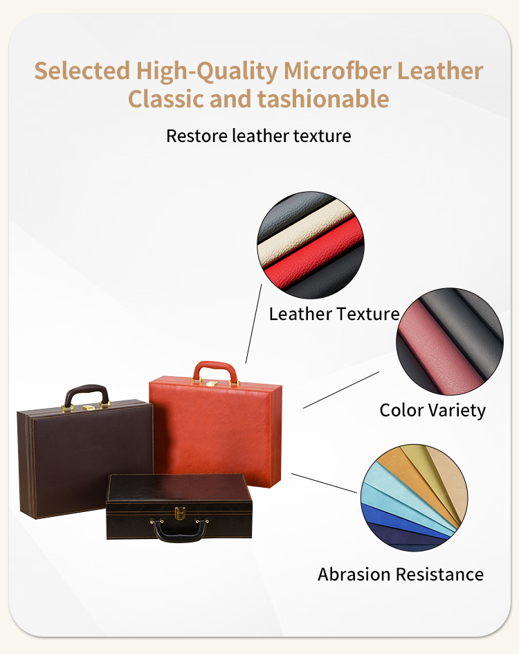 Gift Box Cover Poly Microfiber Material