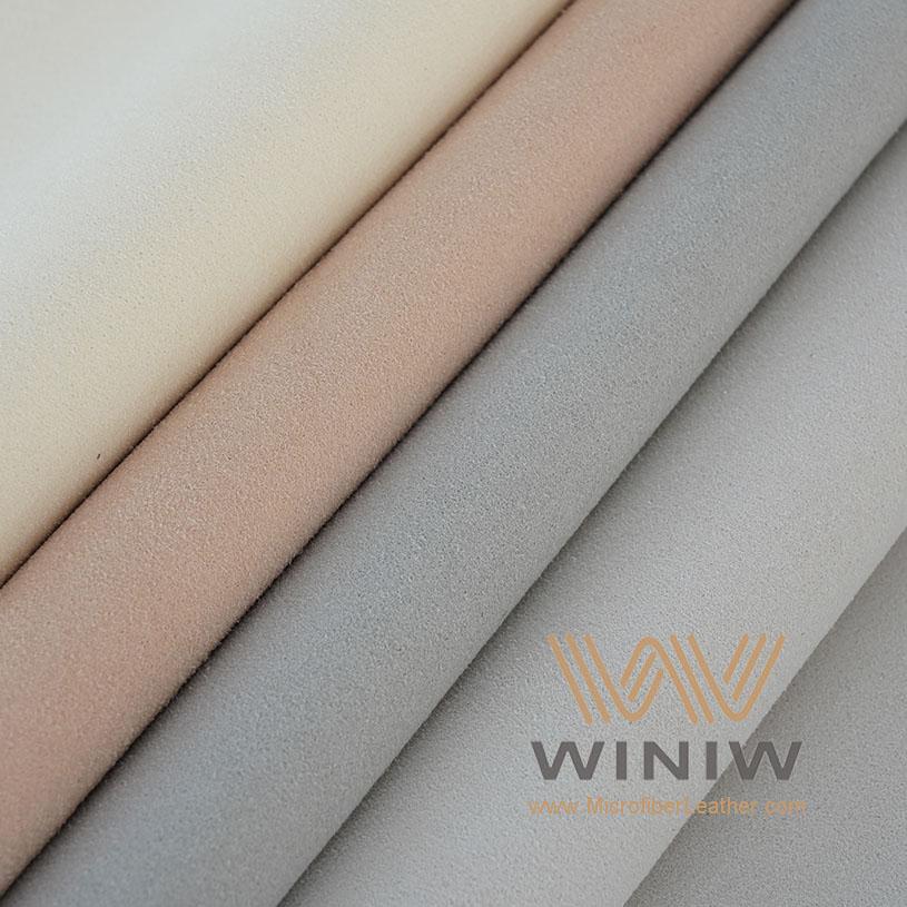 Thin Faux Suede Leather Fabric Material