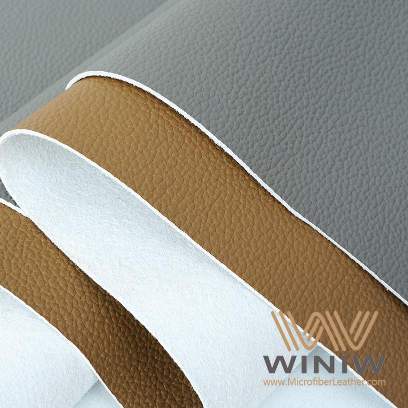 Litchi Microfiber PU Synthetic Leather