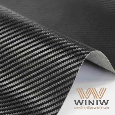 Carbon Fiber PU Faux Leather Fabric