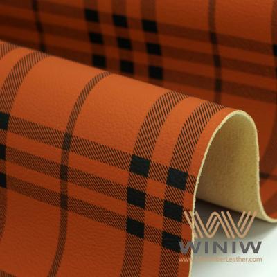 OEM Plaid Vinyl Automotive Upholstery Fabric