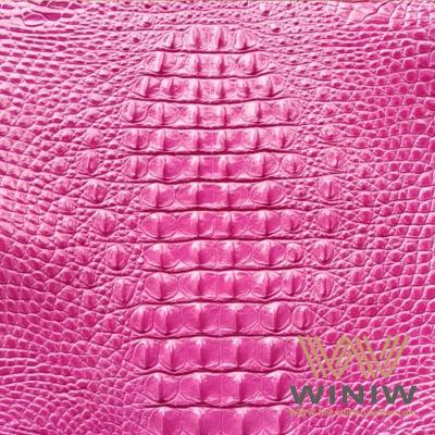 Eco-Friendly Crocodile Pattern Vegan Leather Materials