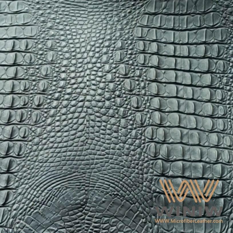 Crocodile Pattern Vegan Leather Materials