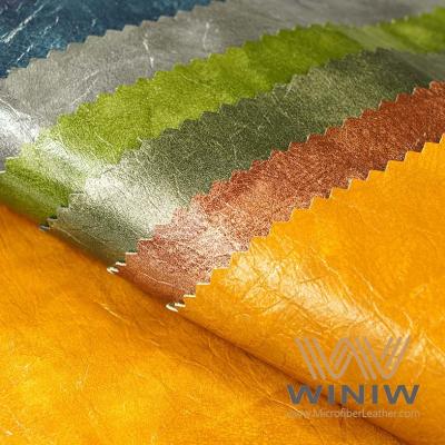 Recycled Soft PU Leather For Dress Skirt Garment Fabric