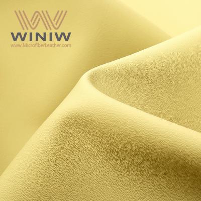 China Leading Durable Faint Yellow Full Grain Leather Meier Pale Yellow Supplier