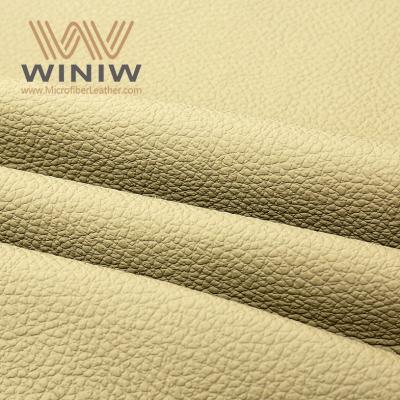 Beige Alcantara Synthetic Microfiber Leather
