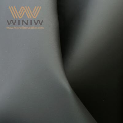 China Leading Matte Black Texture Vegan Leather Good Price Supplier