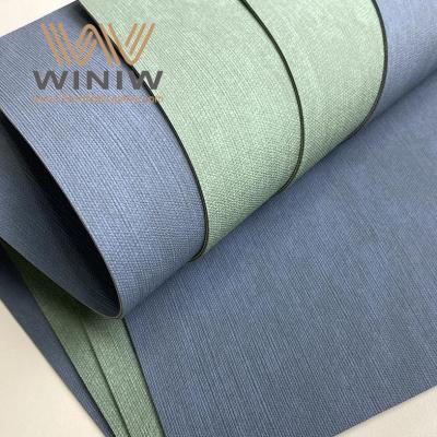 China Leading Green Embossed Leather Difficult to Crack for Place Mat Supplier