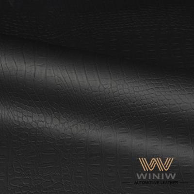 black leather car interior