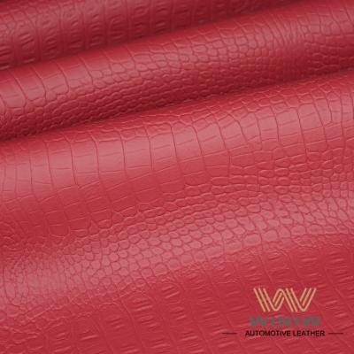 China Leading Clear-Texture Polyurethane Leather Fabric for Auto Interior Supplier