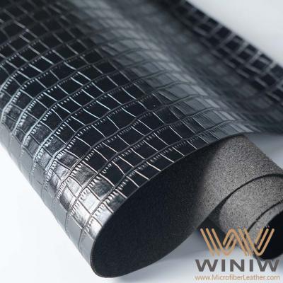 0.8 mm Black Vinyl Patent Fabric