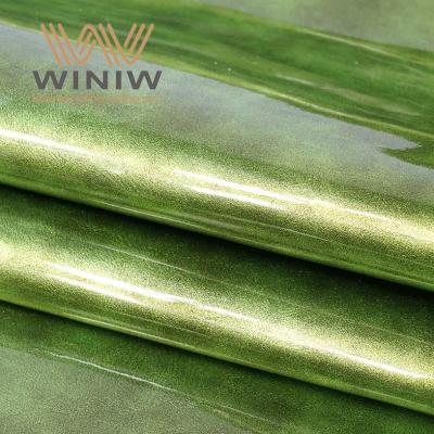 China Leading Green Patent Material Leather for Shoe Making Supplier
