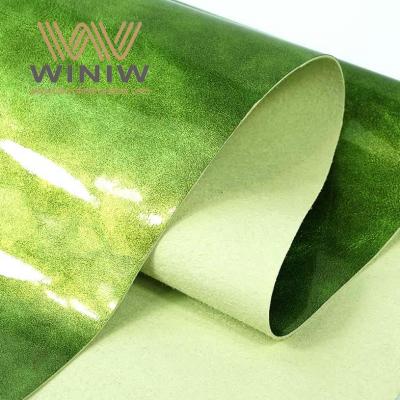 Green Patent Material Leather for Shoe Making