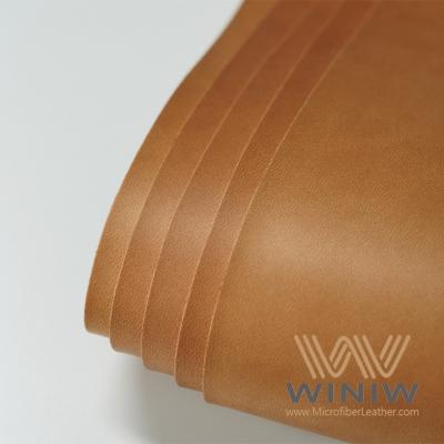 Colorfast Nappa PVC Synthetic Leather Materials For Tags