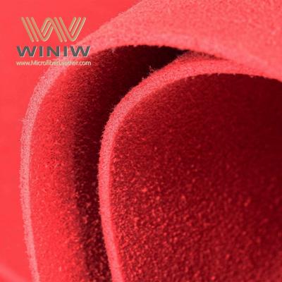 High-end Microfiber Artificial Fabric PU Suede Material For Shoes