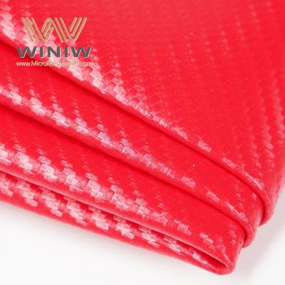 Carbon Fiber Micro Fiber Imitation Leather Fabric For Hockey Gloves