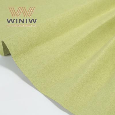 Artificial Microfiber PU Suede Fabric Display Equipments Leather