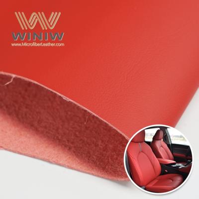 1.4mm Micro Fiber Imitation Vegan Fabric Car Seat Leather