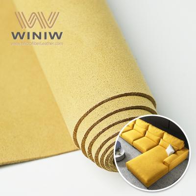 Micro Fiber Microsuede Nubuck PU Sofa Leather Fabric