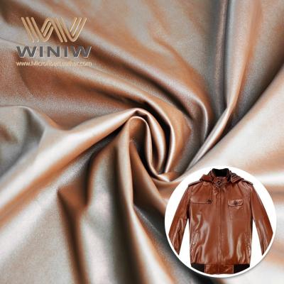 Synthetic Leather Material Microfiber PU Clothes Fabric