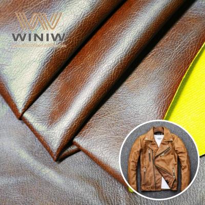 Microfiber PU Synthetic Garments Leather Material