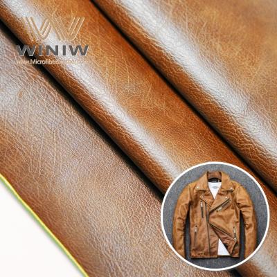 Micro Fiber PU Vegan Leather Fabirc For Garments