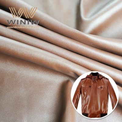 Microfiber Synthetic Leather Vegan Clothes Fabric