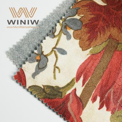 Synthetic Fabric Micro Fiber Upholstery Leather For Sofa