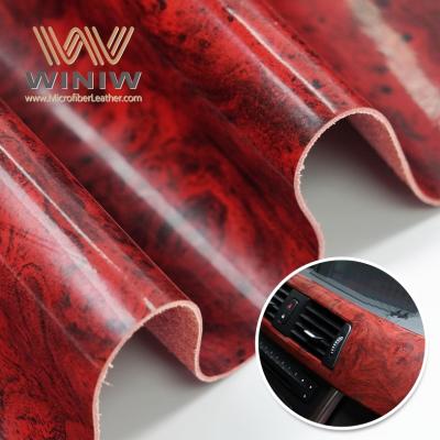 1.2mm Microfiber PU Automotive Upholstery Leather Fabric